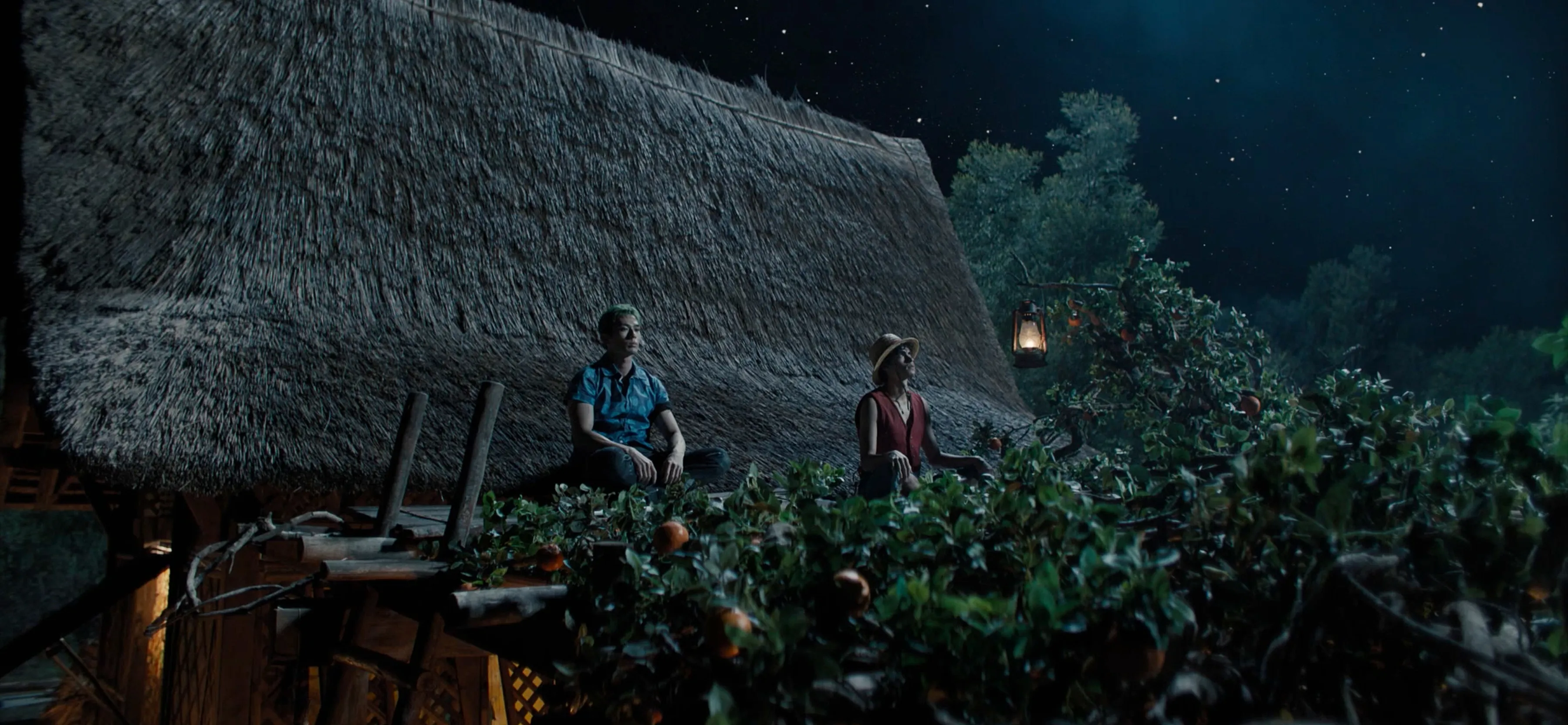 ナミの過去に思いを馳せるルフィとゾロ